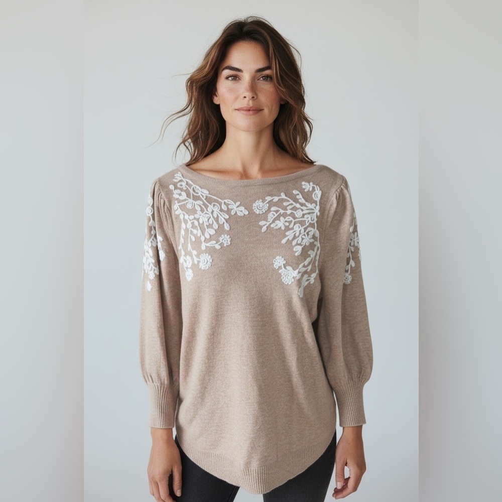 RAIN and ROSE ladies long sleeve a line, neck sweater excellent condition medium